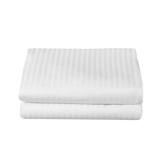 Σεντόνι Ξενοδοχείου με Λάστιχο Σατέν Ρίγα 160x200+40εκ 80% Cotton 20% Polyester Πεννιέ 220tc