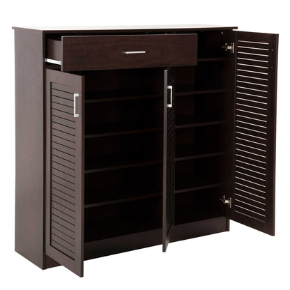 ΠΑΠΟΥΤΣΟΘΗΚΗ-ΝΤΟΥΛΑΠΑ PROΒY ΜΕΛΑΜΙΝΗ WENGE 120x37,5x121,5