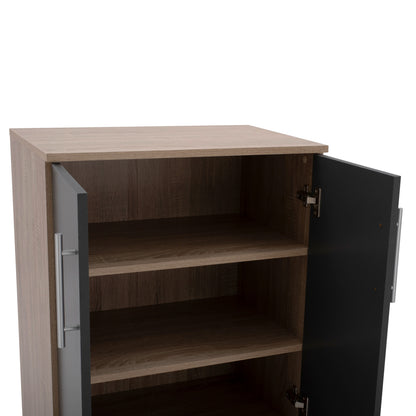 ΠΑΠΟΥΤΣΟΘΗΚΗ-ΝΤΟΥΛΑΠΙ ΞΥΛΙΝΗ EMERIE SONAMA ΓΚΡΙ 60x40,5x80