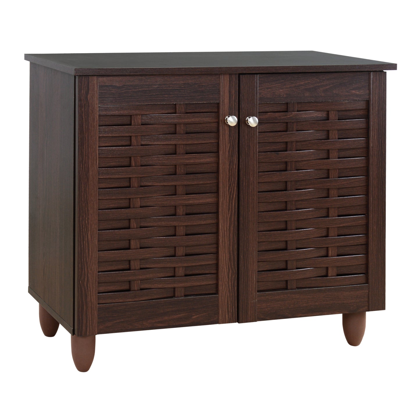 SHOE CABINET-WOODEN CLOSET CASSIOPE WENGE 77x34x67.5