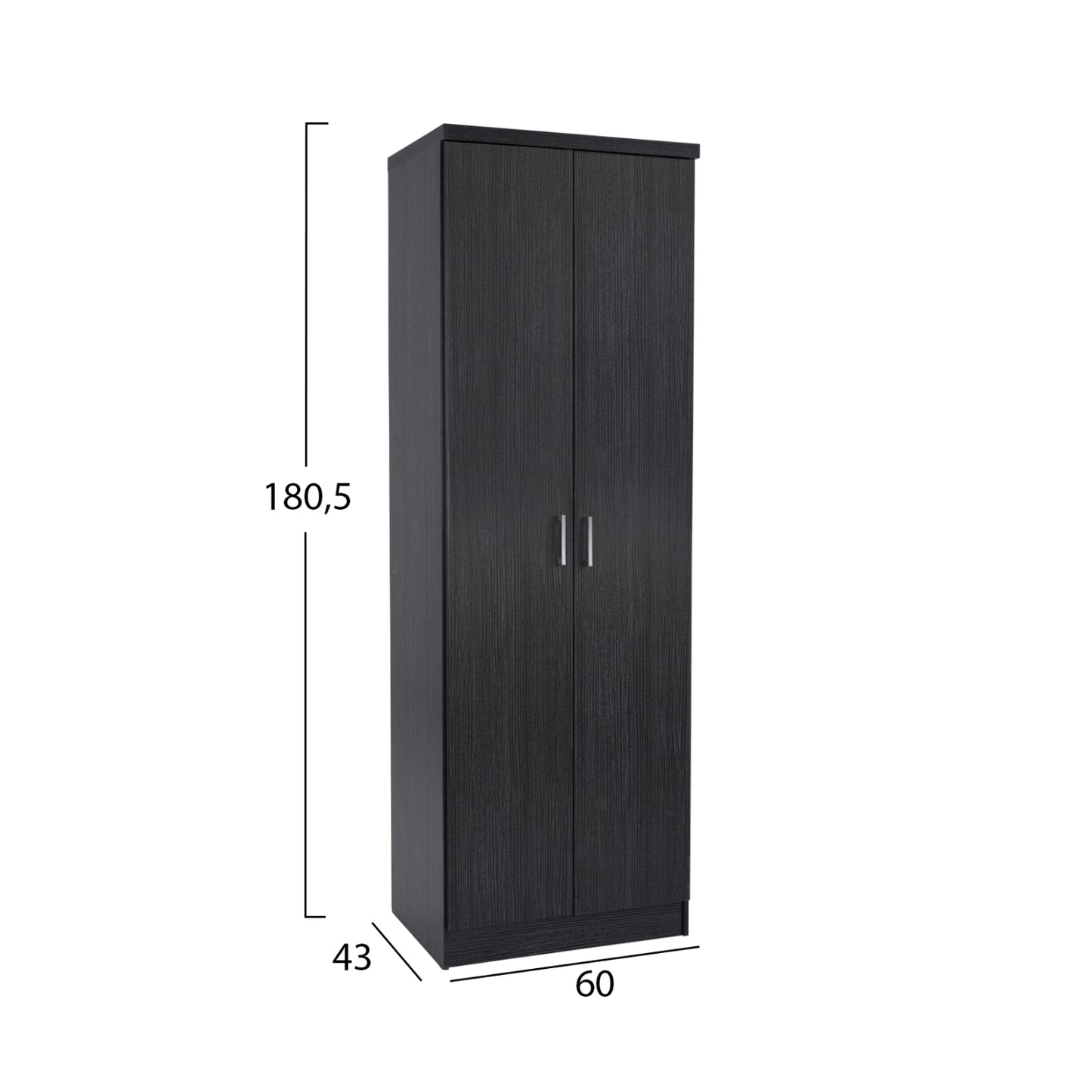 ΠΑΠΟΥΤΣΟΘΗΚΗ ΞΥΛΙΝΗ DAYANNA ΜΕ 6 ΡΑΦΙΑ ZEBRANO 60x43x180.5