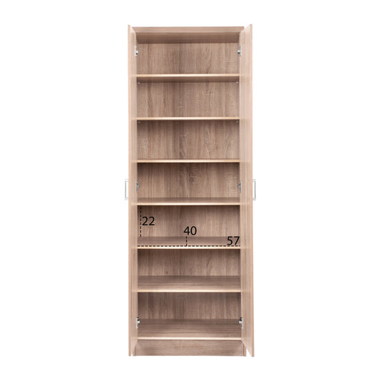 ΠΑΠΟΥΤΣΟΘΗΚΗ ΞΥΛΙΝΗ DAYANNA ΜΕ 6 ΡΑΦΙΑ SONAMA 60x43x180.5