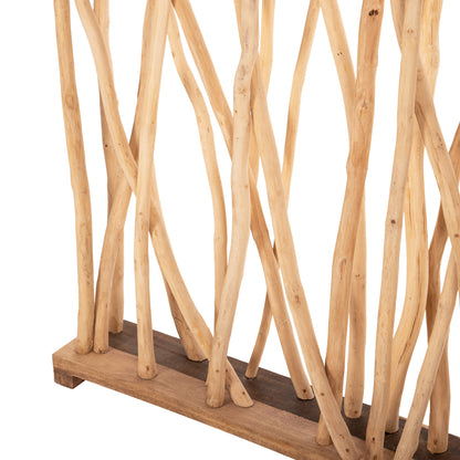 ΠΑΡΑΒΑΝ ΑΠΟ ΜΑΣΙΦ ΚΛΑΔΙΑ ΤEAK ΦΥΣΙΚΟ 120x20x180