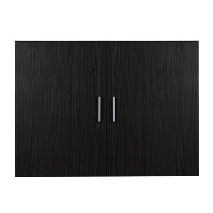 JASLYN 2-DOOR WARDROBE TOP UNIT IN ZEBRANO COLOUR 80x42x60