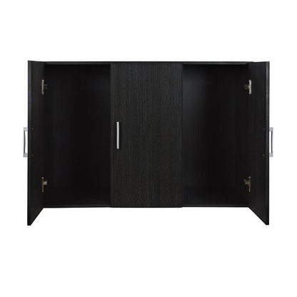 ALIVIA 3-DOOR WARDROBE TOP UNIT IN ZEBRANO COLOUR 90x60x42