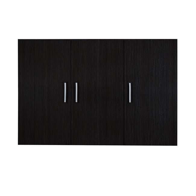 ALIVIA 3-DOOR WARDROBE TOP UNIT IN ZEBRANO COLOUR 90x60x42