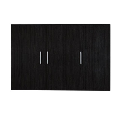ALIVIA 3-DOOR WARDROBE TOP UNIT IN ZEBRANO COLOUR 90x60x42