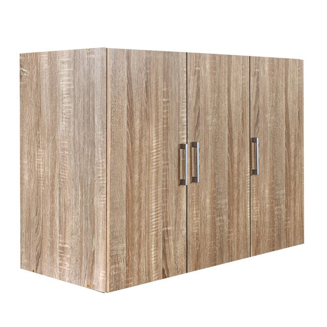 ALIVIA 3-DOOR WARDROBE TOP UNIT IN SONAMA COLOUR 90x42x60