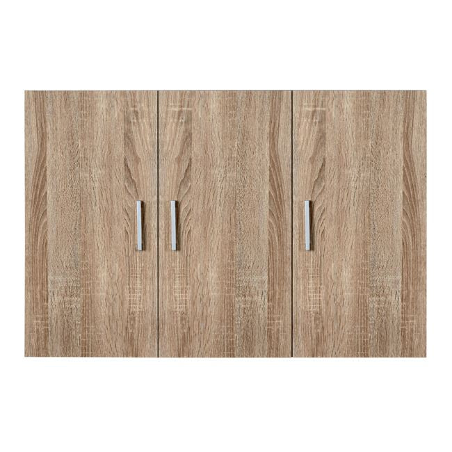ALIVIA 3-DOOR WARDROBE TOP UNIT IN SONAMA COLOUR 90x42x60