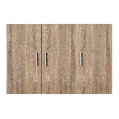 ALIVIA 3-DOOR WARDROBE TOP UNIT IN SONAMA COLOUR 90x42x60