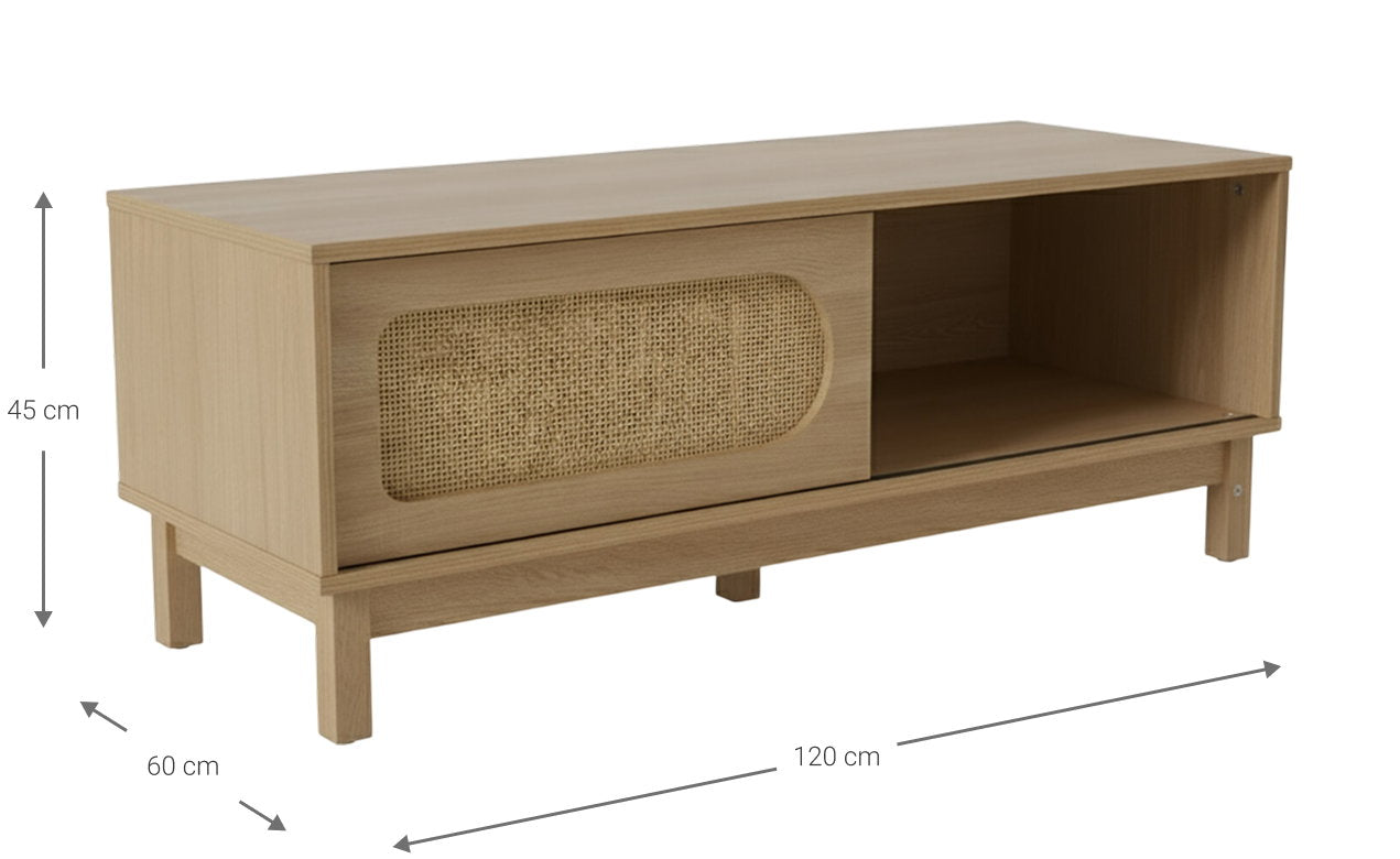 Τραπεζάκι Σαλονιού Cibra 120x60x45