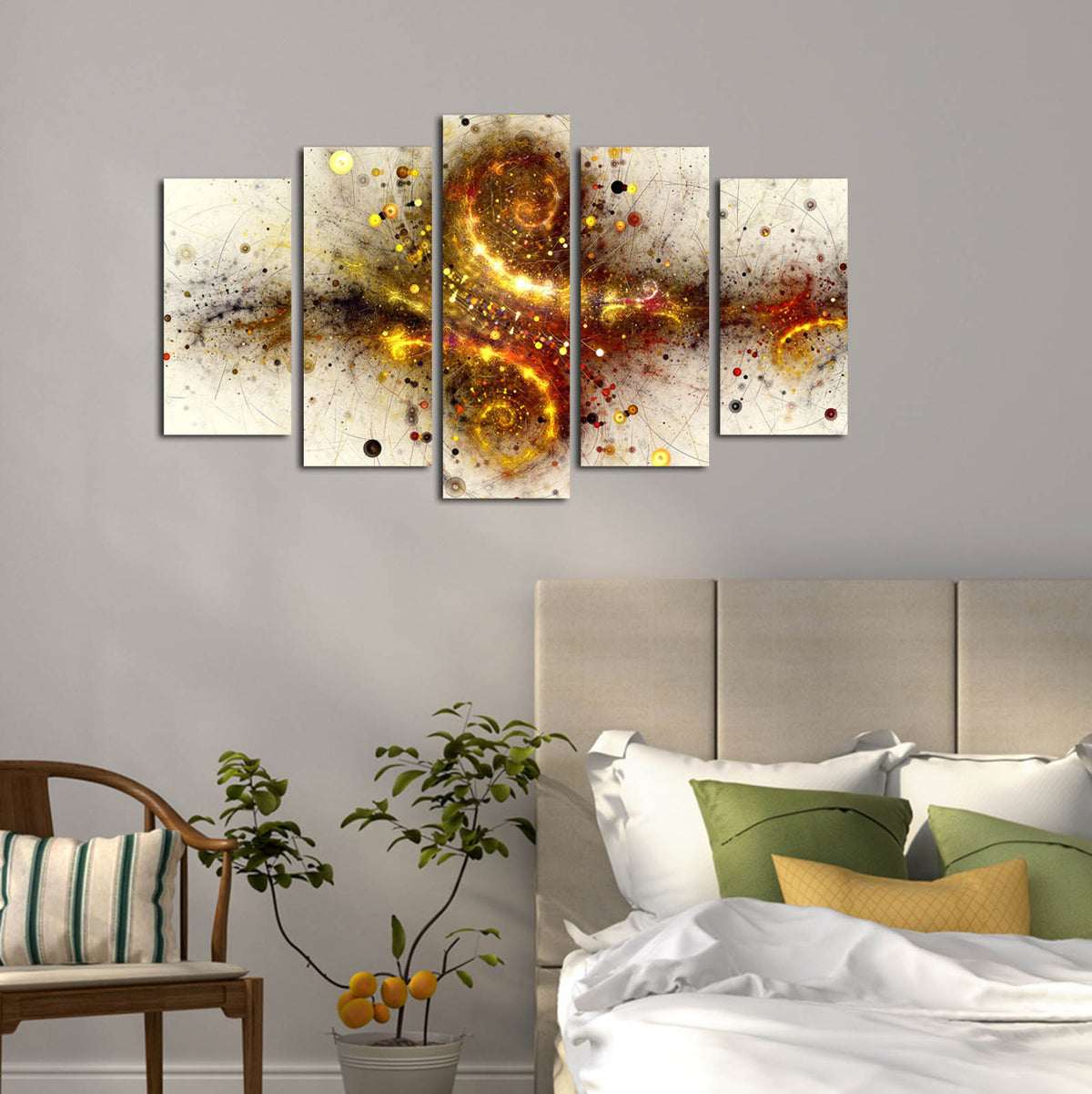 FIVE-PIECE MDF BOARD EXPLOSION 100x60x0.3