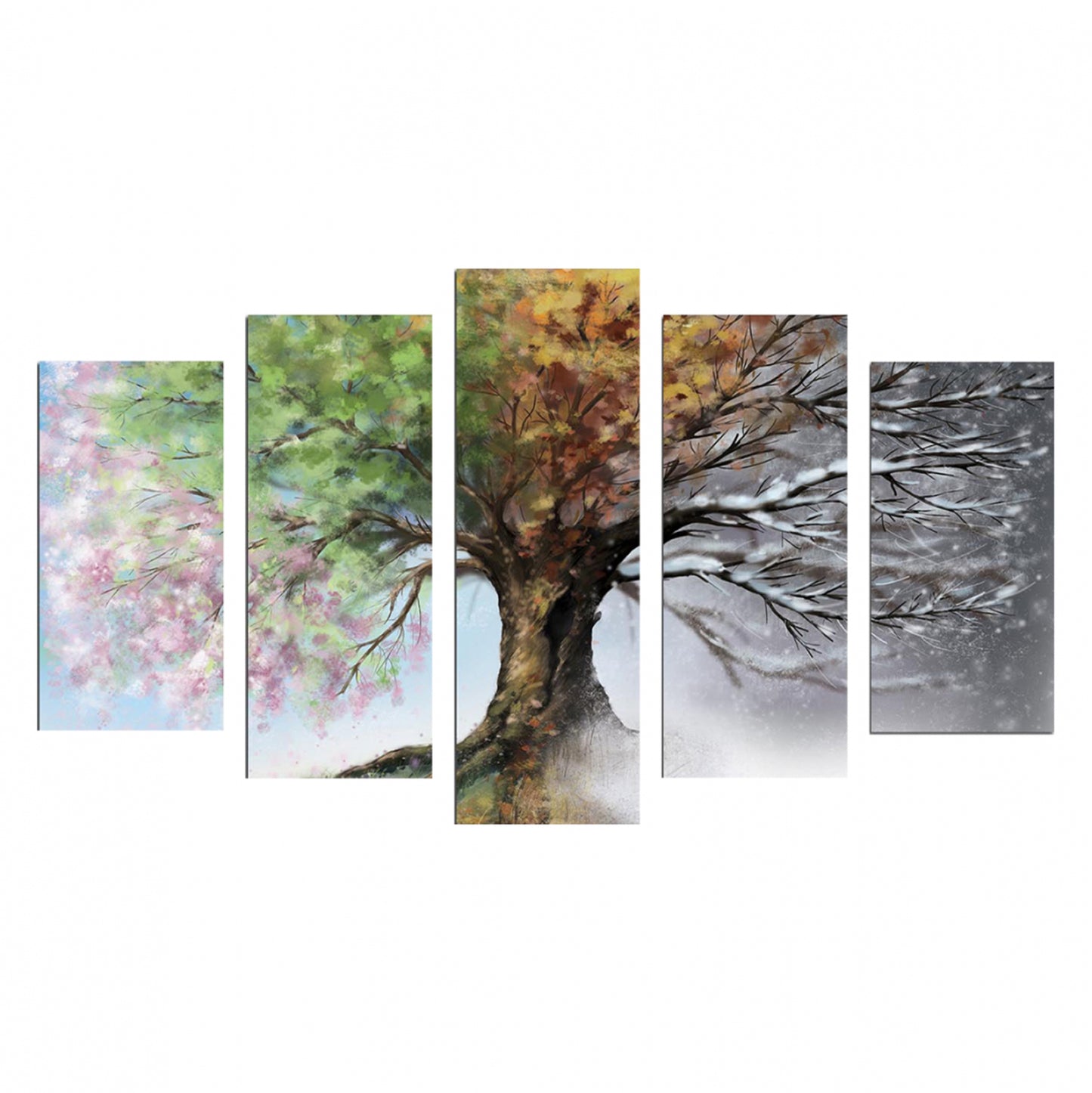 ΠΕΝΤΑΠΤΥΧΟΣ ΠΙΝΑΚΑΣ MDF FOUR SEASONS 100x60x0,3