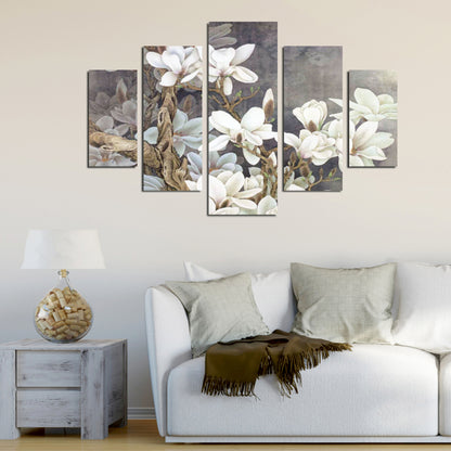 ΠΕΝΤΑΠΤΥΧΟΣ ΠΙΝΑΚΑΣ MDF MAGNOLIA KOBUS 82x56x0,3