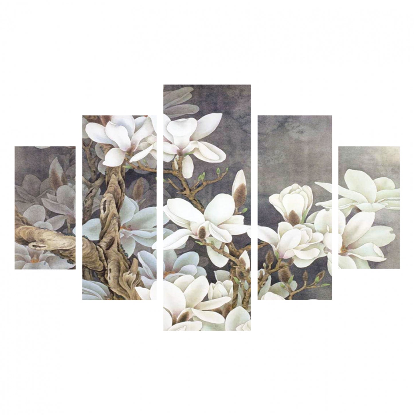 ΠΕΝΤΑΠΤΥΧΟΣ ΠΙΝΑΚΑΣ MDF MAGNOLIA KOBUS 82x56x0,3