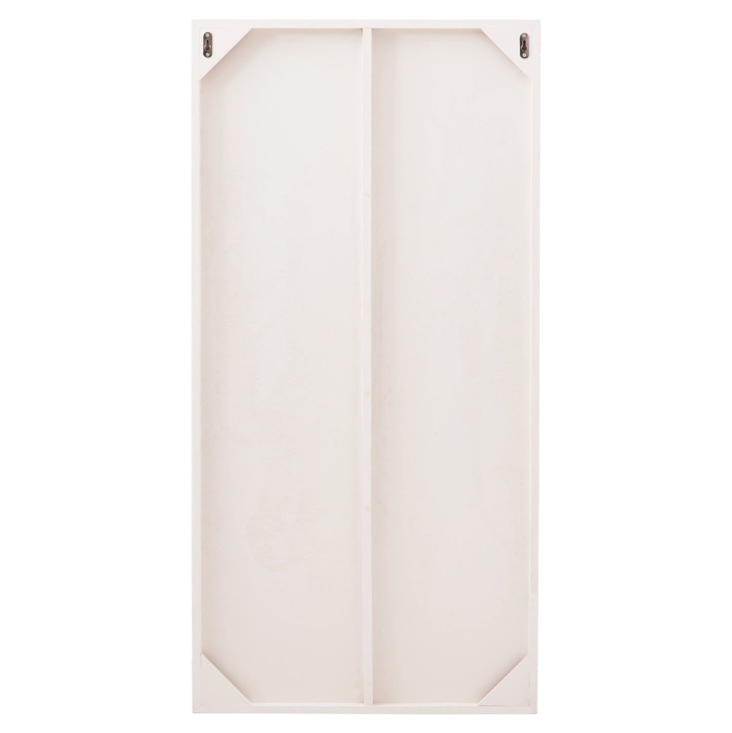 3-PANEL WORLD MAP SANTORINI MDF BOARD IN OFF-WHITE 180x4x120
