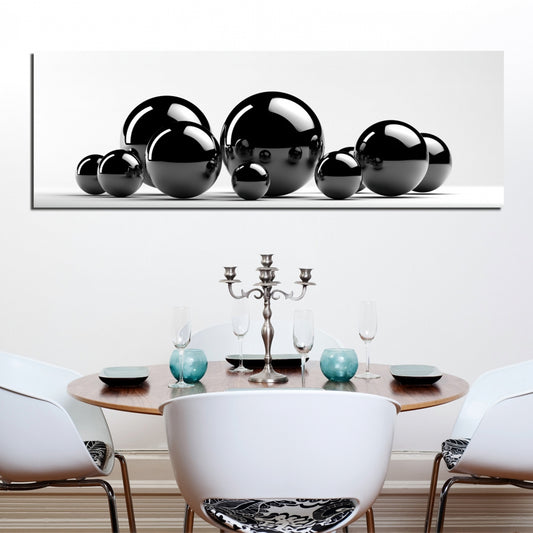 ΠΙΝΑΚΑΣ ΚΑΜΒΑΣ BLACK AND WHITE 80x3x30