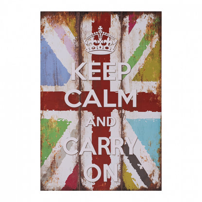 ΠΙΝΑΚΑΣ ΚΑΜΒΑΣ KEEP CALM 60x90x2.5