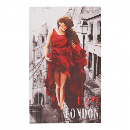 ΠΙΝΑΚΑΣ ΚΑΜΒΑΣ LONDON WOMAN 120x70x2.5