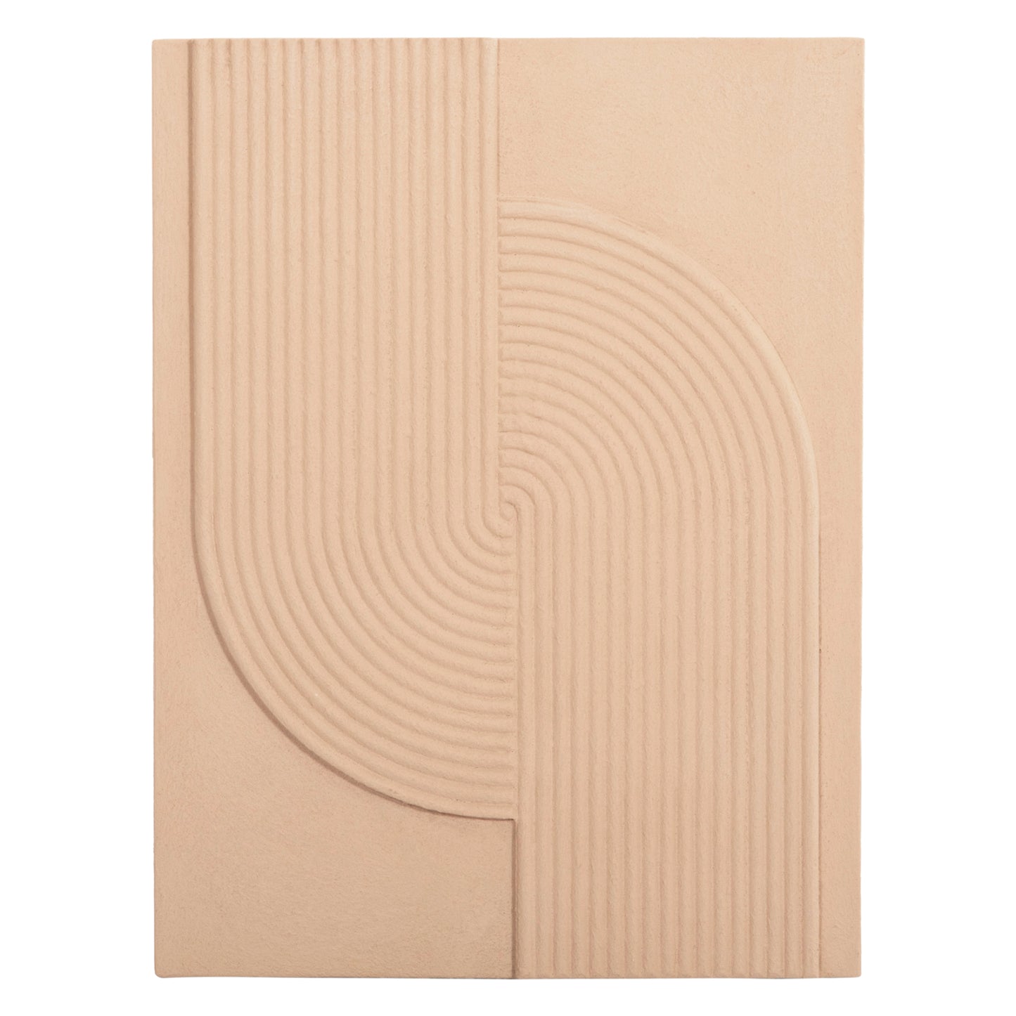 ΠΙΝΑΚΑΣ ΟΡΘΟΓΩΝΙΟΣ SANTORINI MDF ΣΕ ΜΠΕΖ ΧΡΩΜΑ 60x4x80