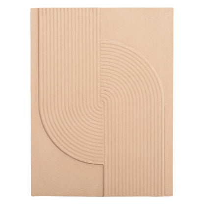 ΠΙΝΑΚΑΣ ΟΡΘΟΓΩΝΙΟΣ SANTORINI MDF ΣΕ ΜΠΕΖ ΧΡΩΜΑ 60x4x80