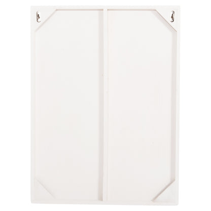 ΠΙΝΑΚΑΣ ΟΡΘΟΓΩΝΙΟΣ SANTORINI MDF ΣΕ ΥΠΟΛΕΥΚΟ ΧΡΩΜΑ 60x4x80