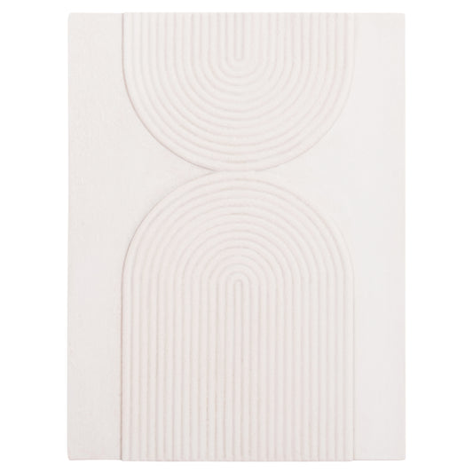 SANTORINI RECTANGULAR TABLE MDF IN OFF-WHITE COLOR 60x4x80