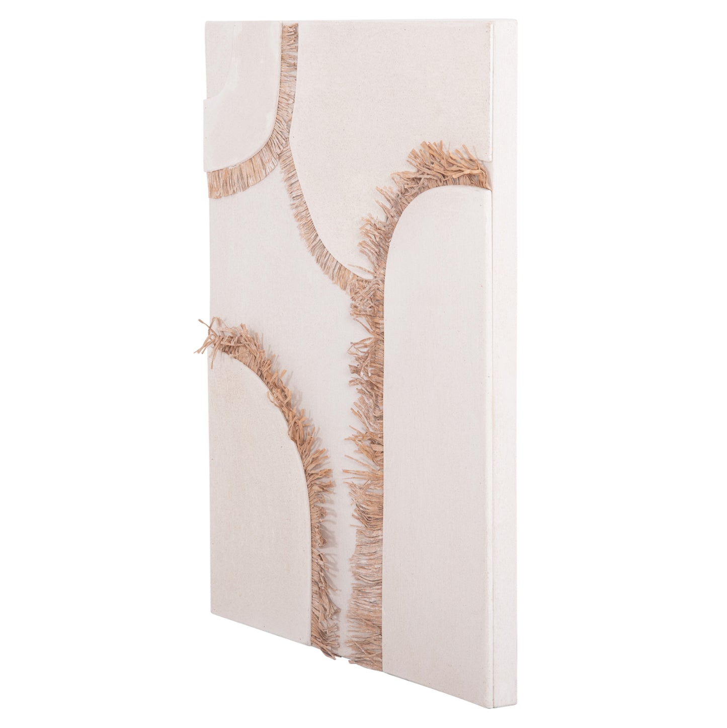 SANTORINI MDF RECTANGULAR BOARD OFF-WHITE BEIGE DECORATION 60x4.5x80