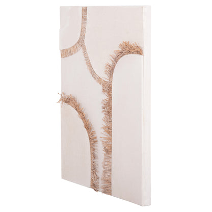 SANTORINI MDF RECTANGULAR BOARD OFF-WHITE BEIGE DECORATION 60x4.5x80