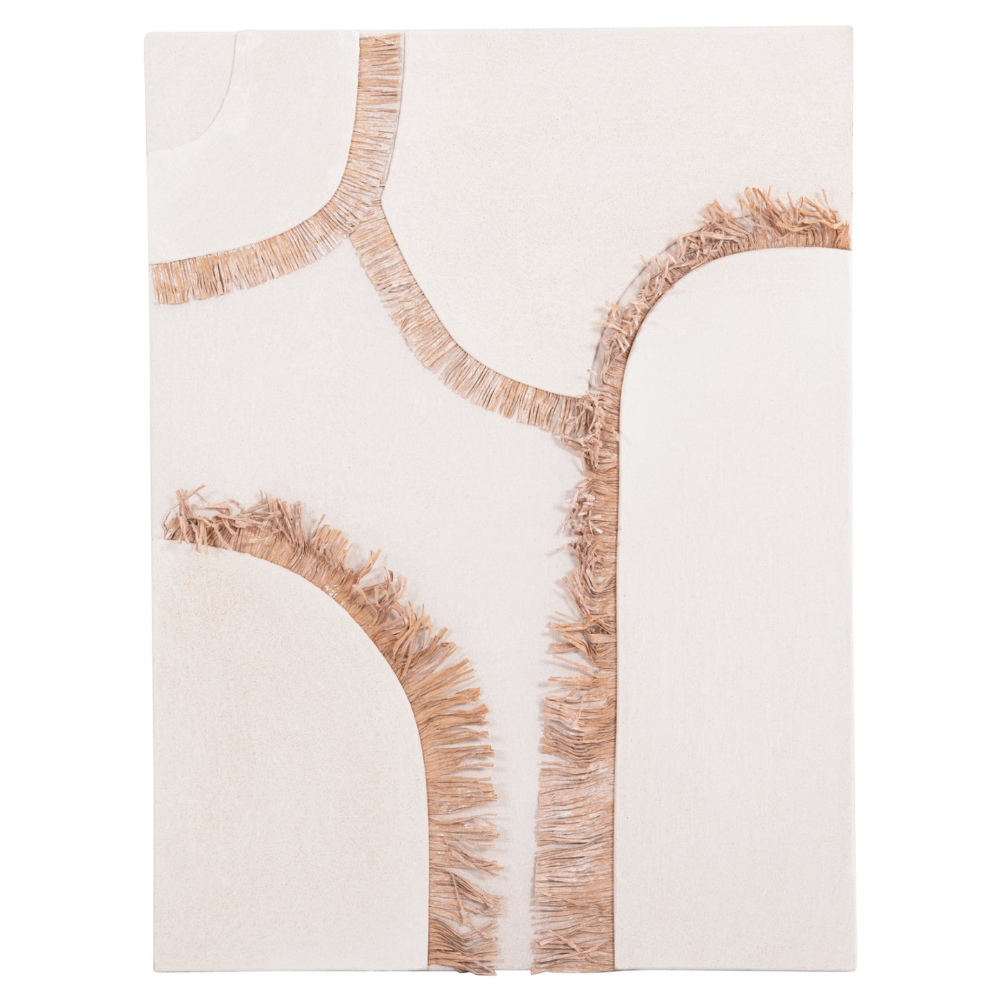 SANTORINI MDF RECTANGULAR BOARD OFF-WHITE BEIGE DECORATION 60x4.5x80