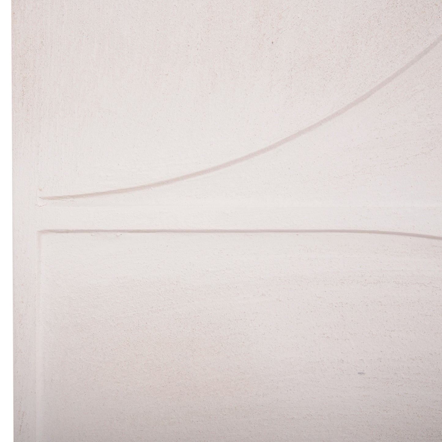 SANTORINI Square MDF Picture in Off-White Color 80x4x80