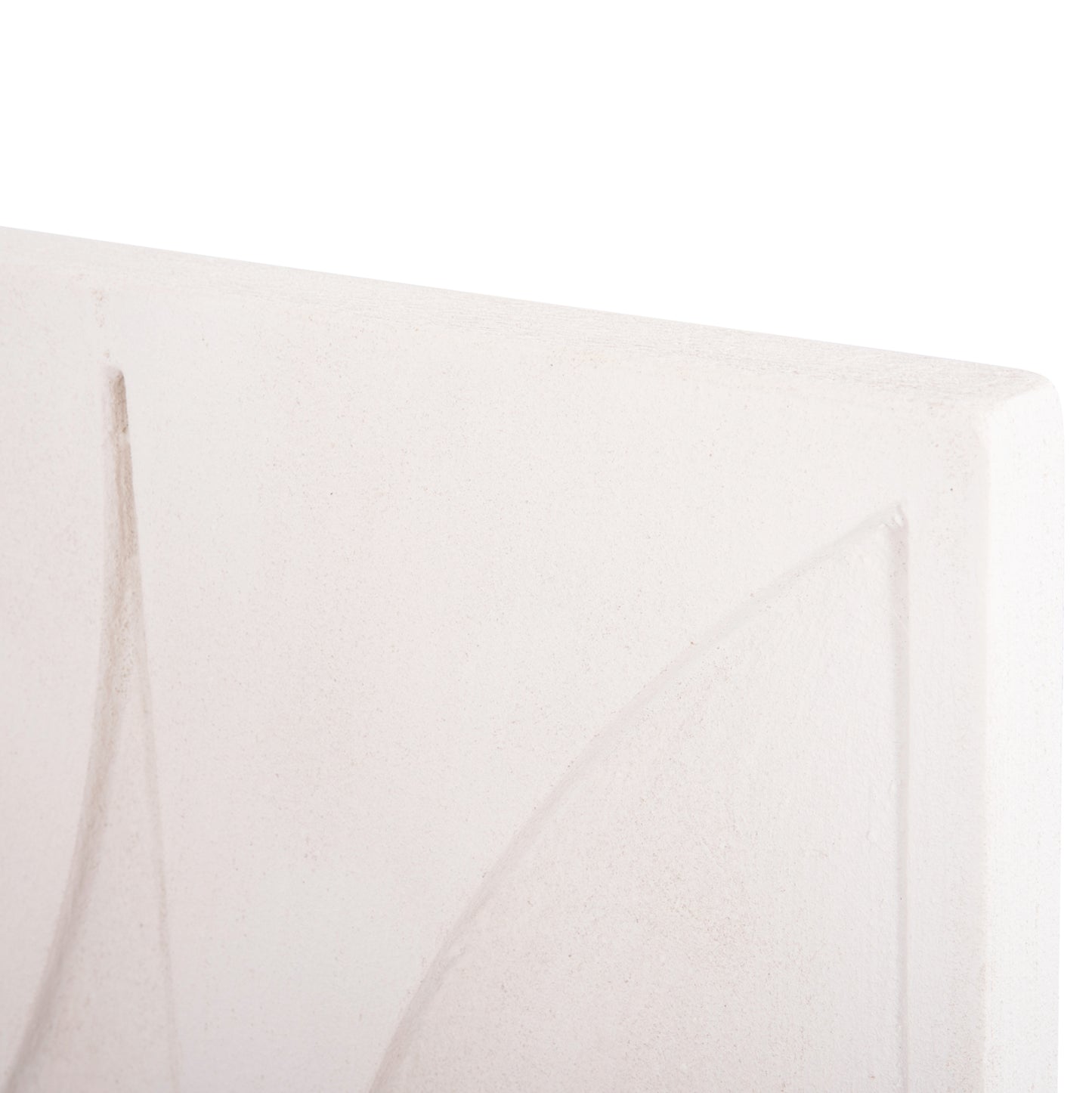 SANTORINI Square MDF Picture in Off-White Color 80x4x80