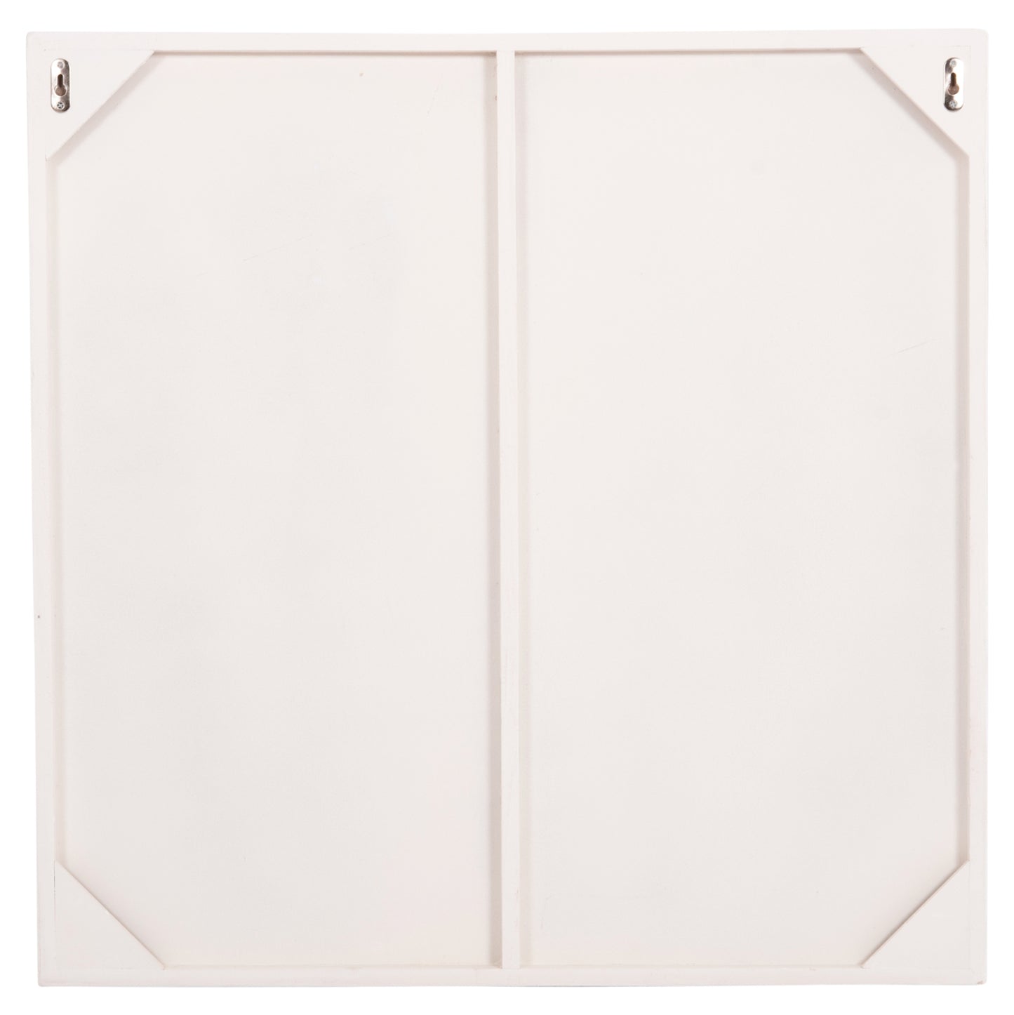 SANTORINI Square MDF Picture in Off-White Color 80x4x80