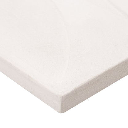 SANTORINI Square MDF Picture in Off-White 80x4x80