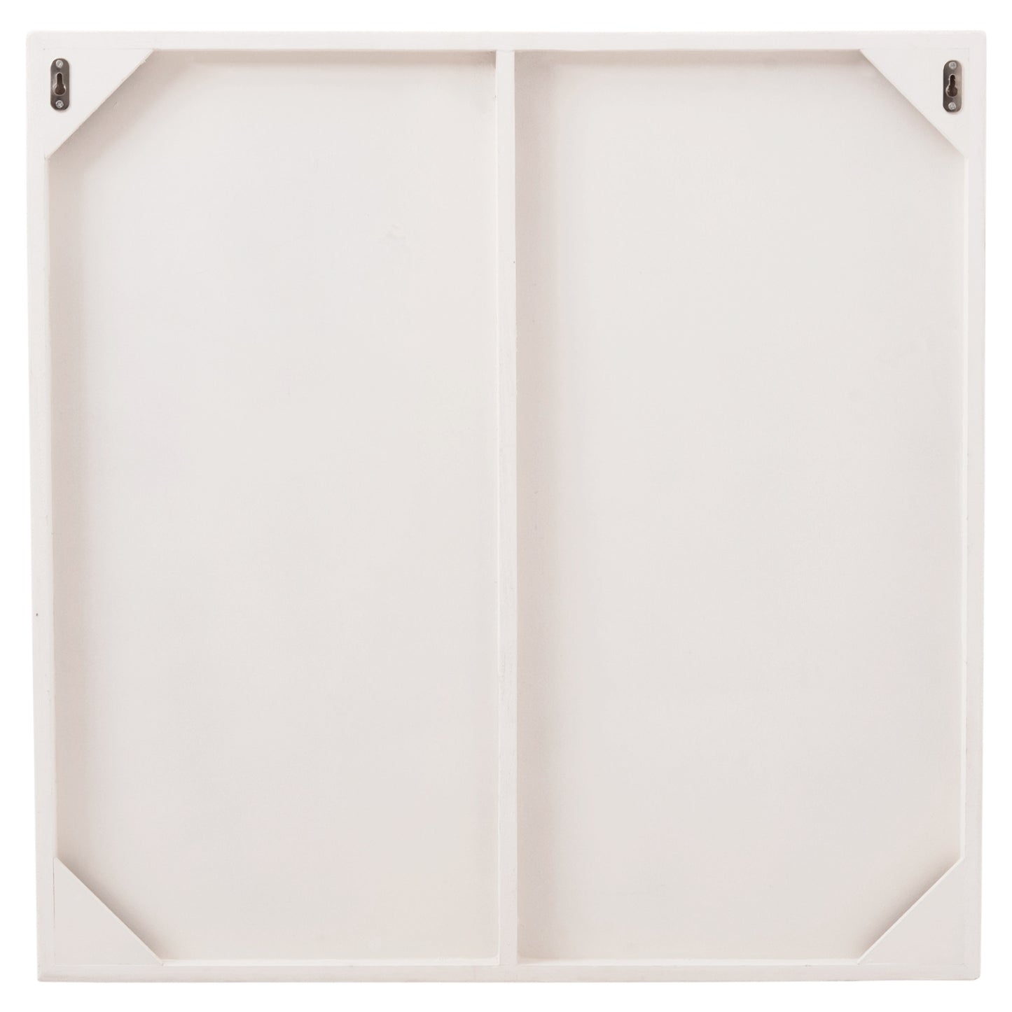 SANTORINI Square MDF Picture in Off-White 80x4x80