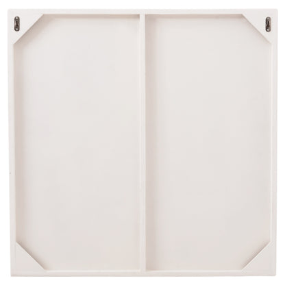SANTORINI Square MDF Picture in Off-White 80x4x80