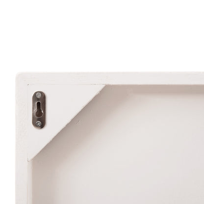 SANTORINI Square MDF Picture in Off-White 80x4x80