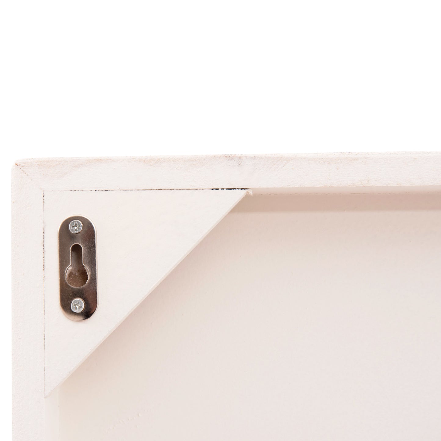 ΠΙΝΑΚΑΣ ΤΕΤΡΑΓΩΝΟΣ SANTORINI MDF ΣΕ ΥΠΟΛΕΥΚΟ ΧΡΩΜΑ 80x4,5x80