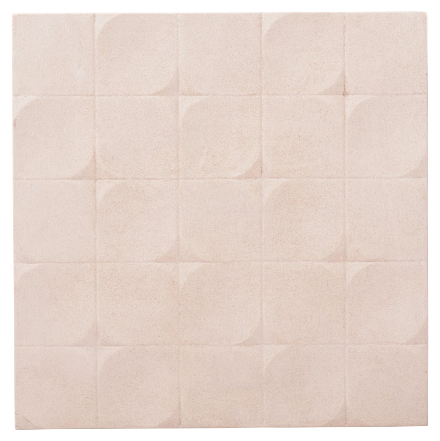 ΠΙΝΑΚΑΣ ΤΕΤΡΑΓΩΝΟΣ SANTORINI MDF ΣΕ ΥΠΟΛΕΥΚΟ ΧΡΩΜΑ 80x4,5x80
