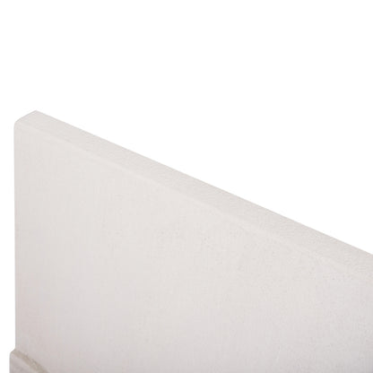 SANTORINI SQUARE MDF TABLE IN OFF-WHITE COLOR 80x4.5x80
