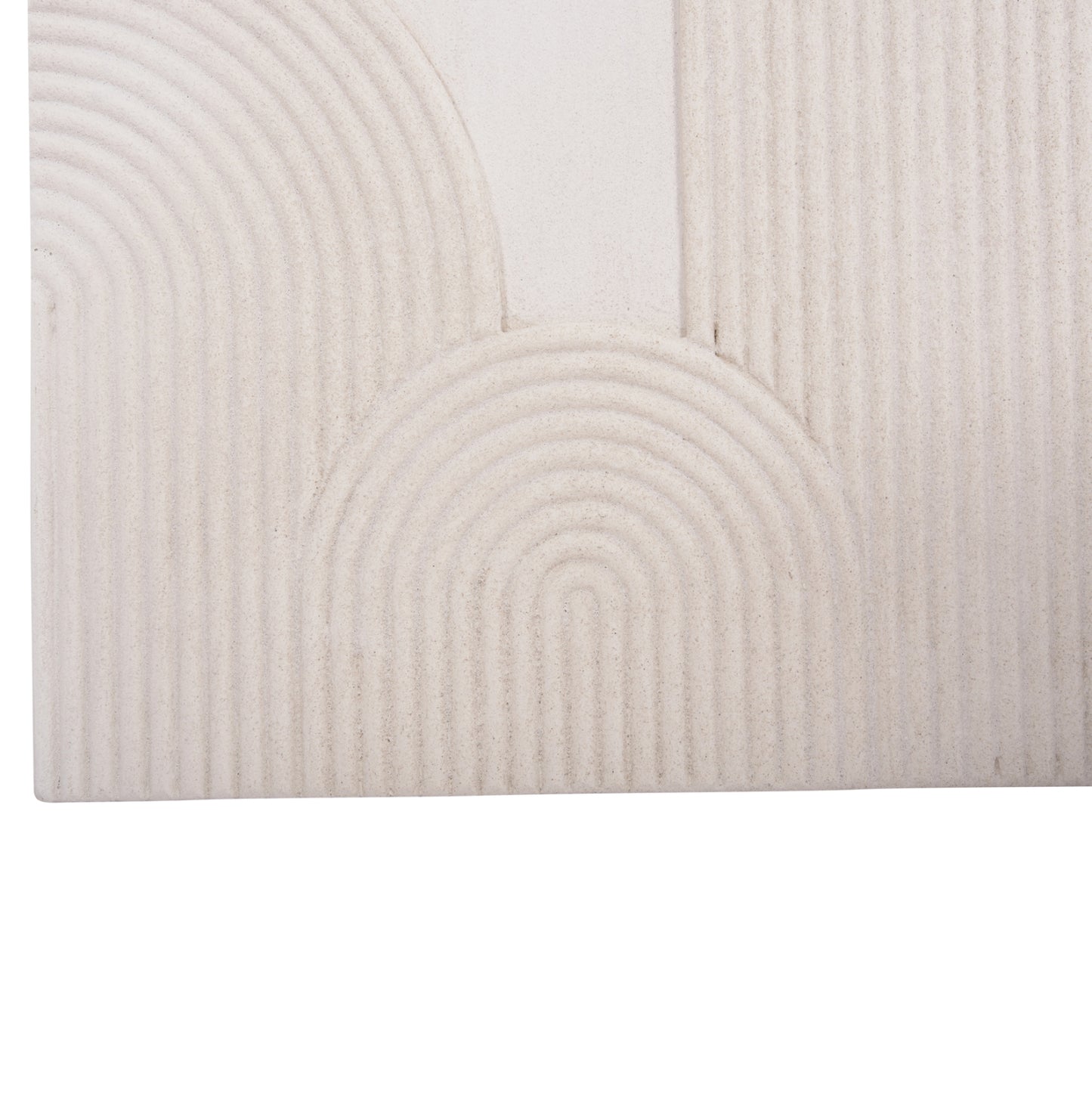 SANTORINI SQUARE MDF TABLE IN OFF-WHITE COLOR 80x4.5x80