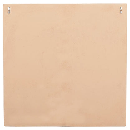 ΠΙΝΑΚΑΣ ΤΕΤΡΑΓΩΝΟΣ SANTORINI MDF ΣΕ ΜΠΕΖ ΧΡΩΜΑ 80x4x80