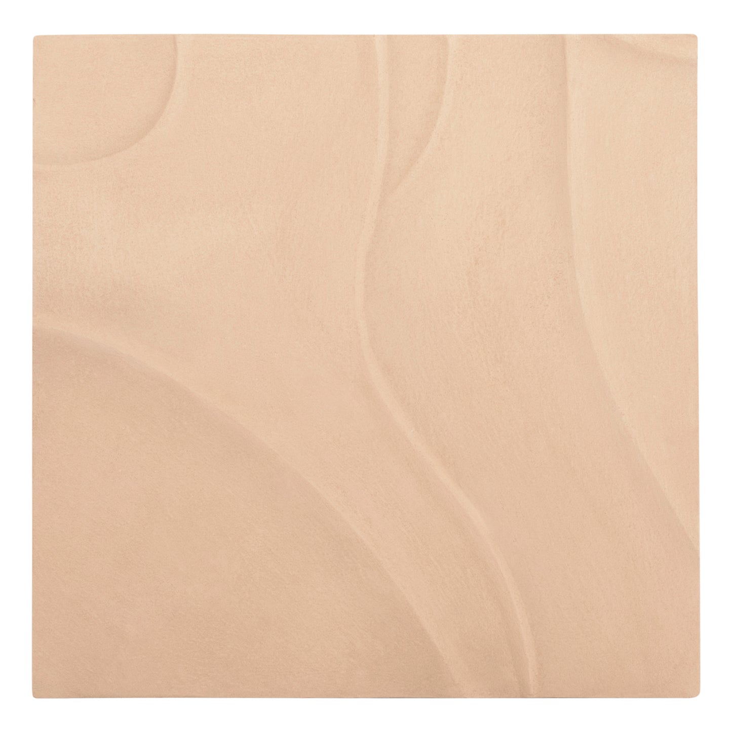 ΠΙΝΑΚΑΣ ΤΕΤΡΑΓΩΝΟΣ SANTORINI MDF ΣΕ ΜΠΕΖ ΧΡΩΜΑ 80x4x80