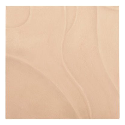 ΠΙΝΑΚΑΣ ΤΕΤΡΑΓΩΝΟΣ SANTORINI MDF ΣΕ ΜΠΕΖ ΧΡΩΜΑ 80x4x80