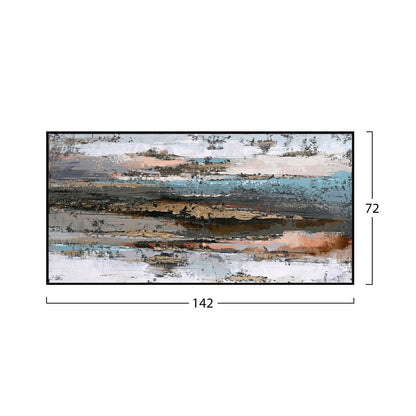 ΠΙΝΑΚΑΣ ΤΟΙΧΟΥ SEDIMENT ΜΕ ΚΟΡΝΙΖΑ ΜΑΥΡΗ ΚΑΜΒΑΣ 142x4.5x72