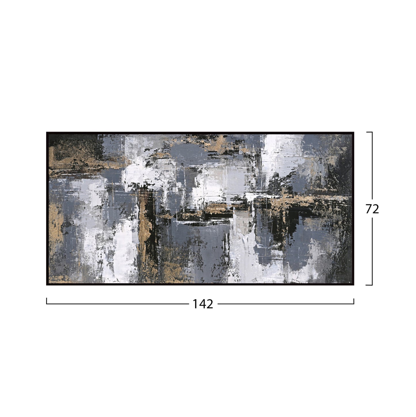 ΠΙΝΑΚΑΣ ΤΟΙΧΟΥ SEDIMENT ΜΕ ΚΟΡΝΙΖΑ ΜΑΥΡΗ ΚΑΜΒΑΣ 142x4.5x72