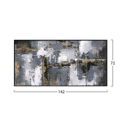 ΠΙΝΑΚΑΣ ΤΟΙΧΟΥ SEDIMENT ΜΕ ΚΟΡΝΙΖΑ ΜΑΥΡΗ ΚΑΜΒΑΣ 142x4.5x72