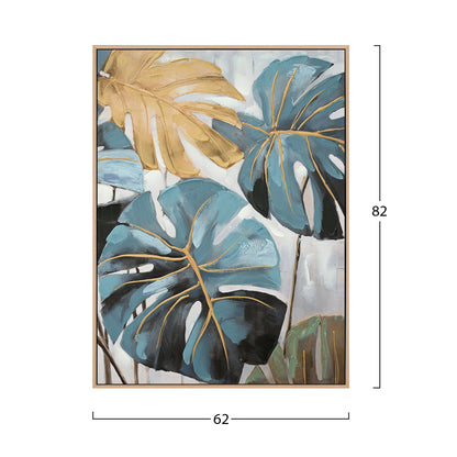 ΠΙΝΑΚΑΣ TOIXOY TROPICO ΚΟΡΝΙΖΑ ΜΠΕΖ ΚΑΜΒΑΣ ΕΚΤΥΠΩΣΗ 62x4,5x82
