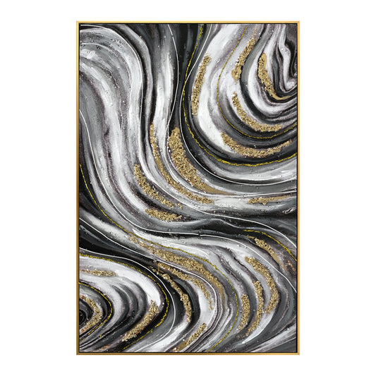 ΠΙΝΑΚΑΣ TOIXOY ΜΕ ΚΟΡΝΙΖΑ ΜΠΕΖ ΚΑΜΒΑΣ ΕΚΤΥΠΩΣΗ ABSTRACT 62x4,5x92
