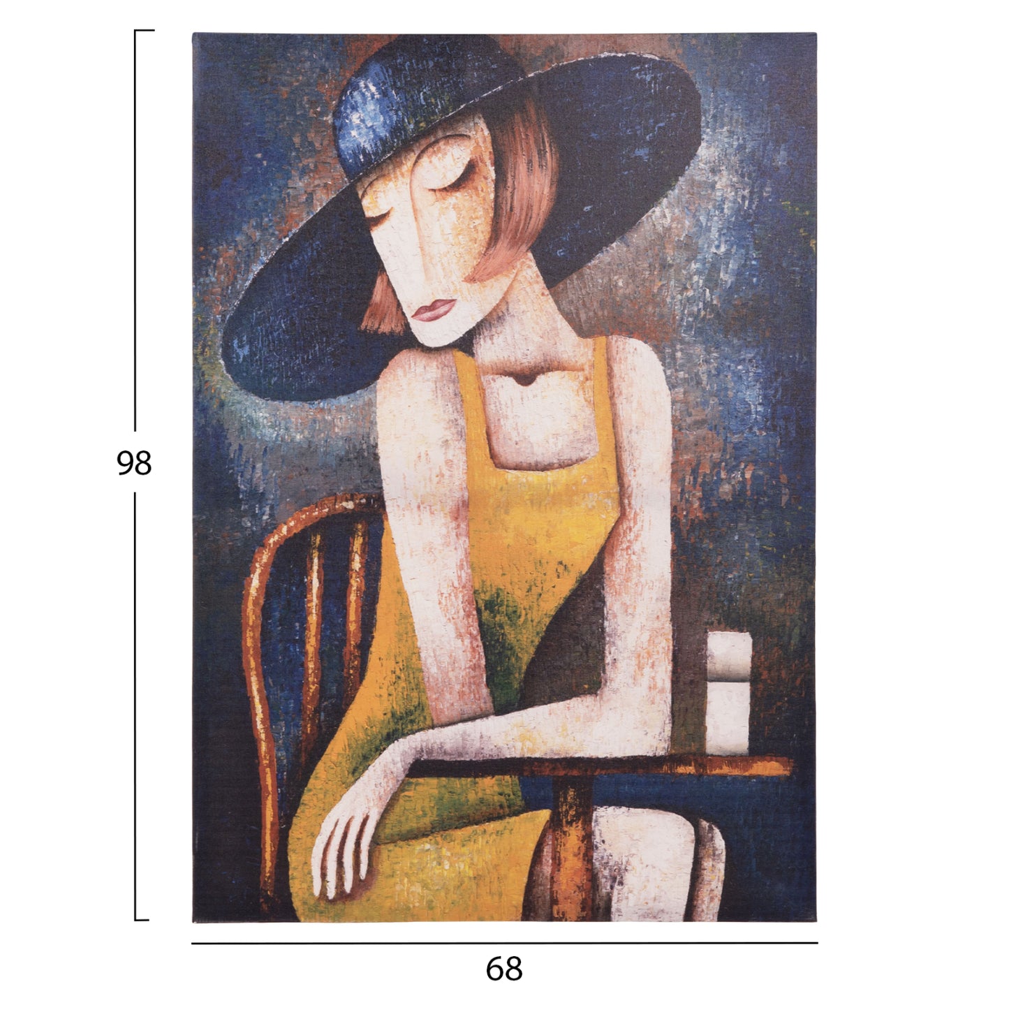 ΠΙΝΑΚΑΣ TOIXOY GOBI ΕΚΤΥΠΩΜΕΝΟΣ ΚΑΜΒΑΣ 68x2,5x98